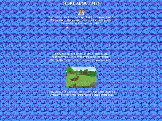 about-me screenshot