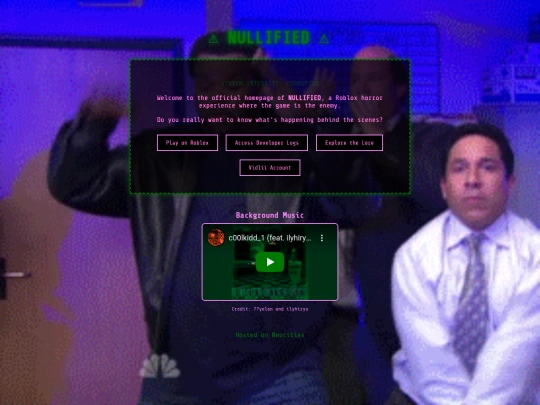 nullified site/NULLIFIED404 screenshot
