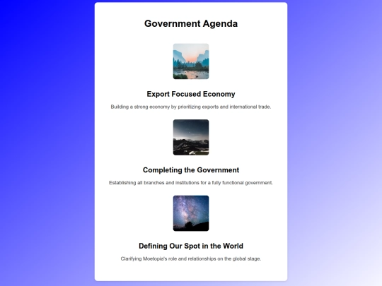 govagenda screenshot