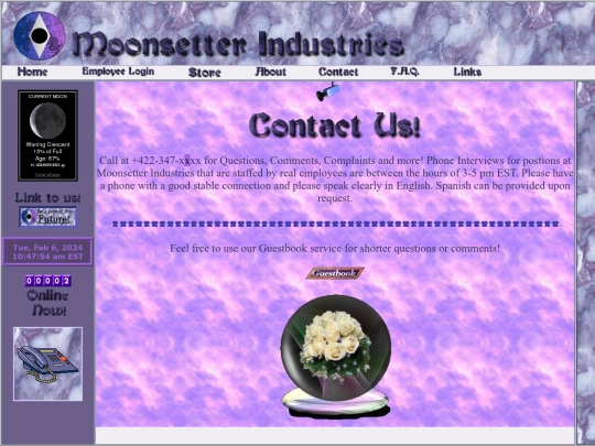 Contact screenshot