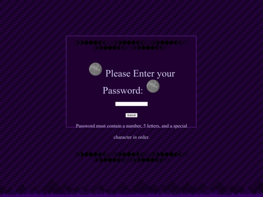 PASSWORD screenshot