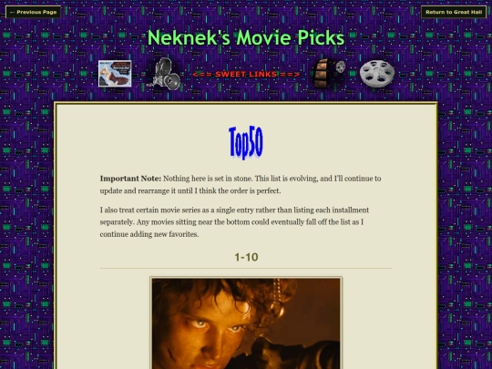 interests/movies screenshot