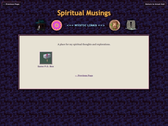 thoughts/spiritualmusings screenshot