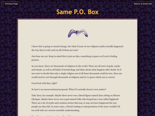 thoughts/spiritualmusings/samepobox screenshot