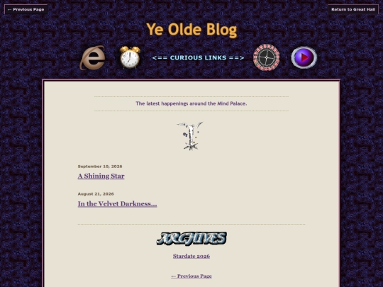 thoughts/yeoldeblog screenshot