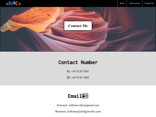 contactpage screenshot