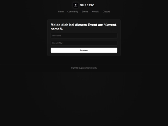 Anmeldung screenshot