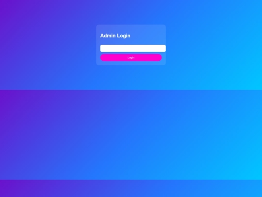 admin screenshot