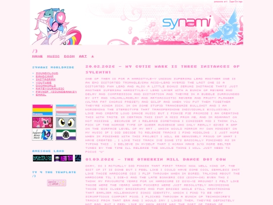 blog screenshot