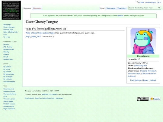 tcrf screenshot