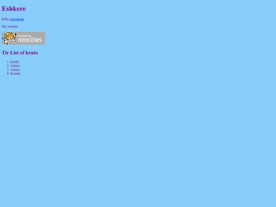 index screenshot