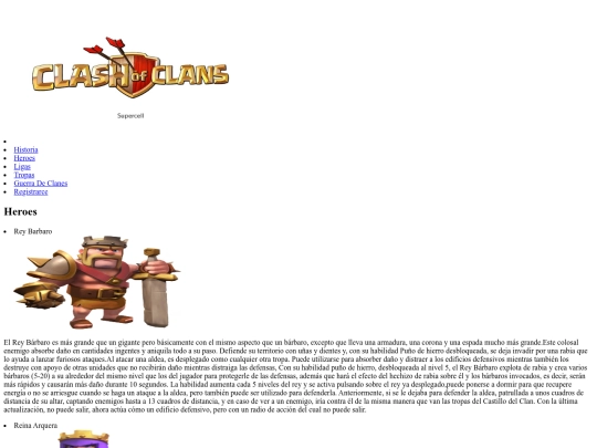clashofclans/heroes screenshot