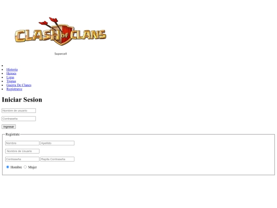 clashofclans/registracion screenshot