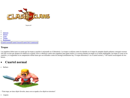 clashofclans/tropas screenshot