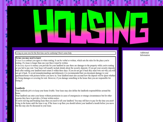 HousingPage/Housing screenshot