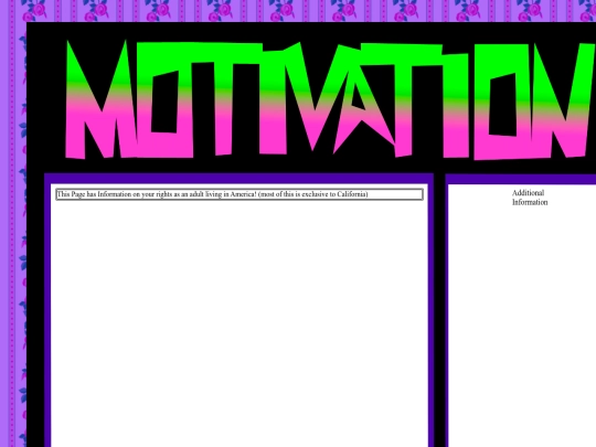 MotivationPage/Motivation screenshot
