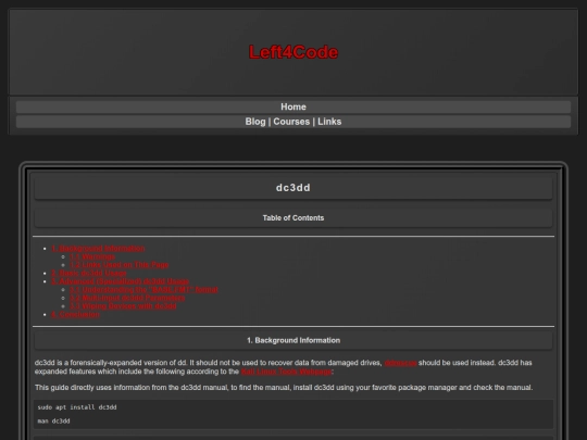 courses/filesystem_imaging_forensics/dc3dd screenshot