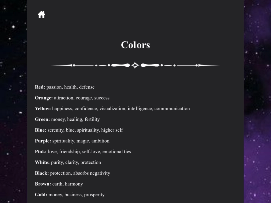 colors screenshot