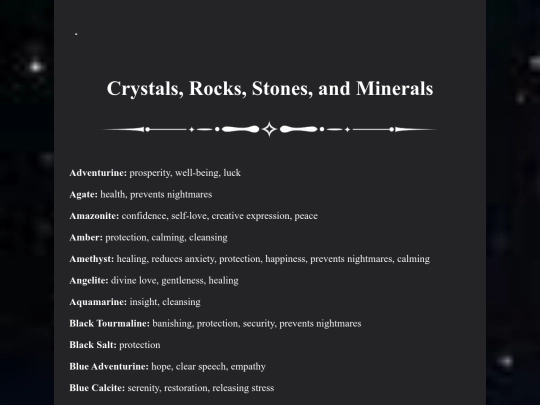 crystals screenshot