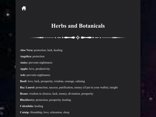 herbs screenshot