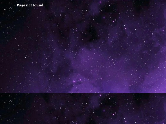 not_found screenshot