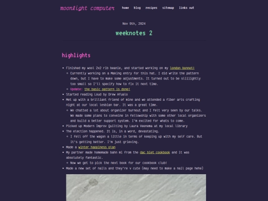 weeknotes/note-2 screenshot