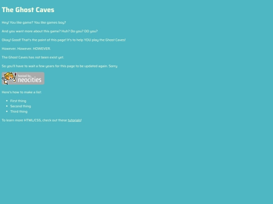 theghostcaves screenshot