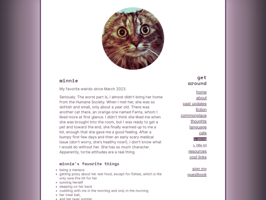 cats/winnie screenshot