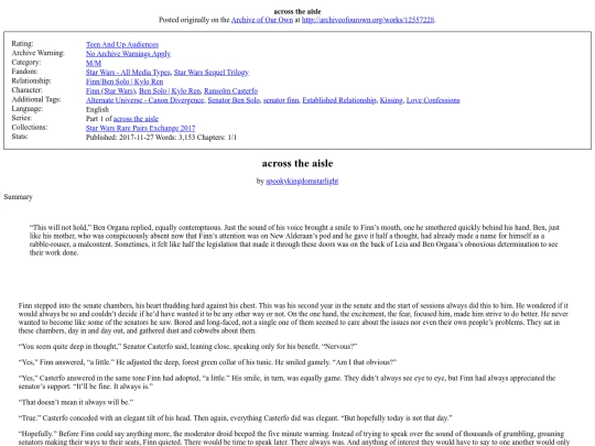 fic/sw/across-the-aisle screenshot