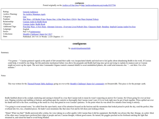 fic/sw/contiguous screenshot