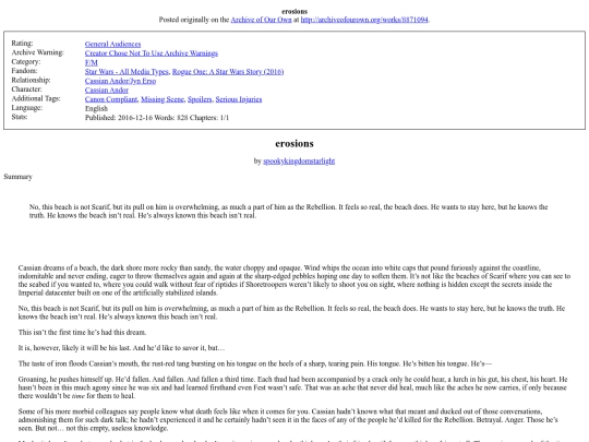 fic/sw/erosions screenshot