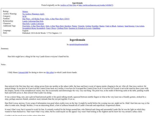 fic/sw/legerdemain screenshot