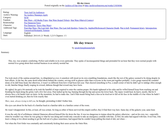fic/sw/life-day-truces screenshot