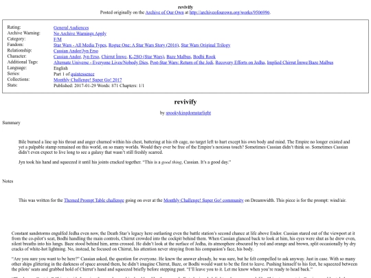 fic/sw/revivify screenshot