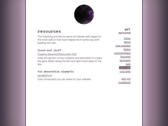 resources screenshot