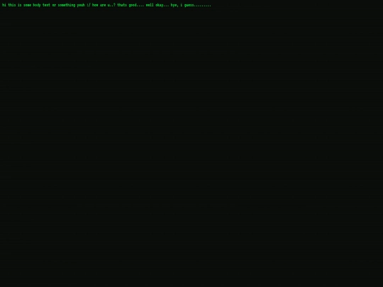 test screenshot