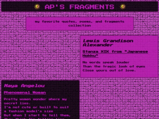 art/fragments screenshot