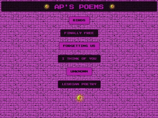 art/poems screenshot
