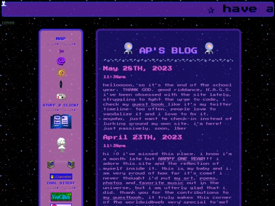 old/oldblog screenshot