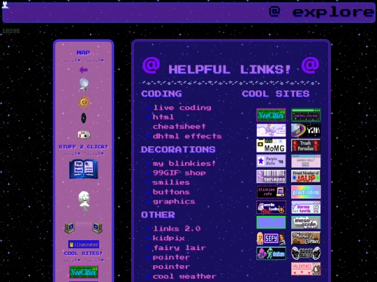 old/oldlinks screenshot