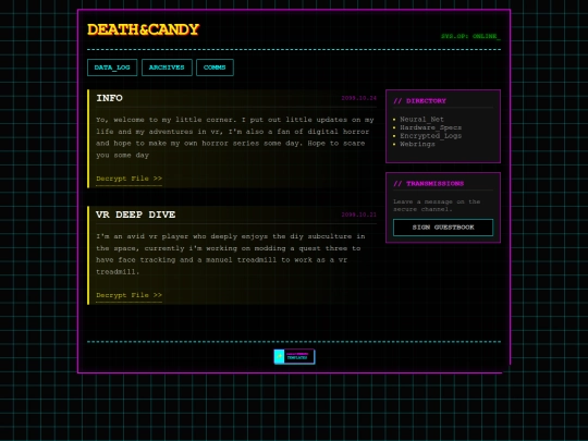 index screenshot
