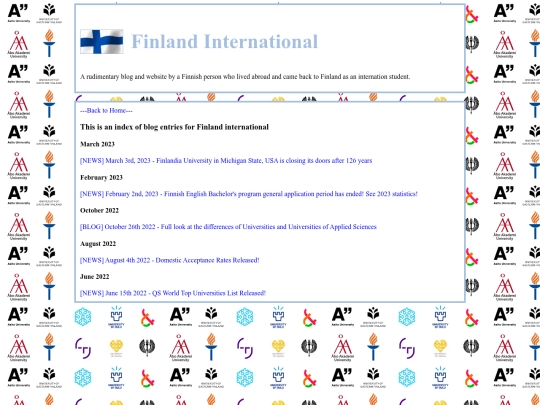 blog screenshot