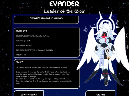 charaprofiles/evander screenshot