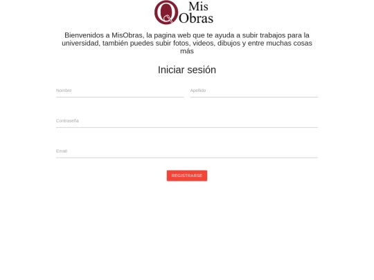 misobras/iniciosesion screenshot