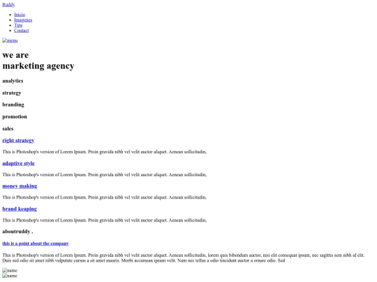 index screenshot