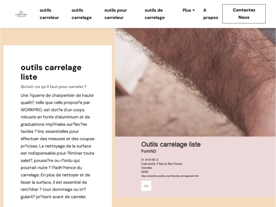 find/outils-carrelage-liste screenshot