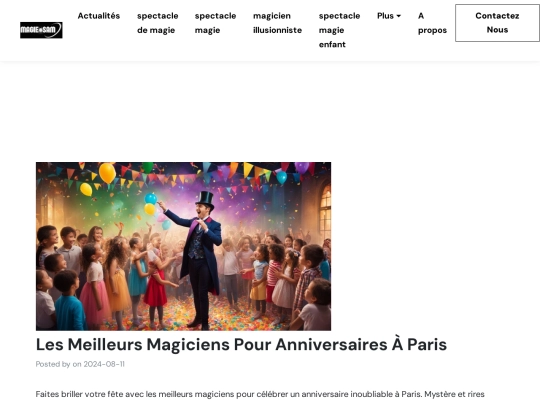 find/sam/news/les-meilleurs-magiciens-pour-anniversaires-a-paris screenshot