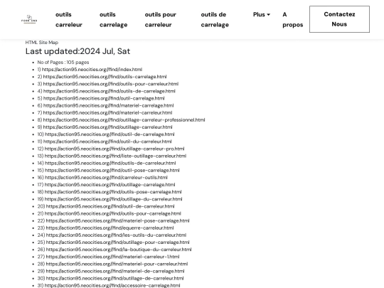 find/sitemap screenshot