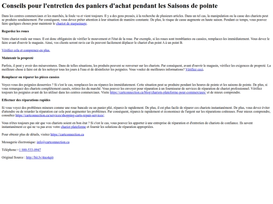 ConseilspourlentretiendespaniersdachatpendantlesSaisonsdepointe screenshot