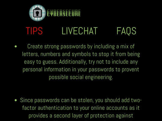 tips screenshot